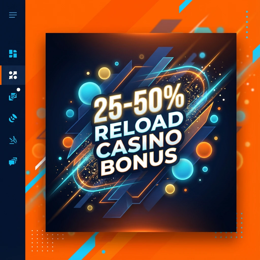 25-50% Reload Casino Bonus